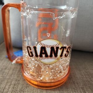 Giants Baseball Mug with Orange Handle